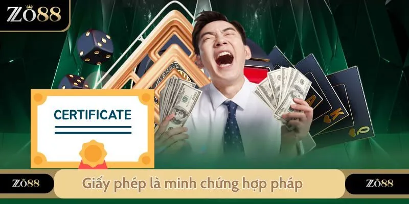 Giấy Phép Hoạt Động Zo88 - Bằng Chứng Cho Sự Uy Tín